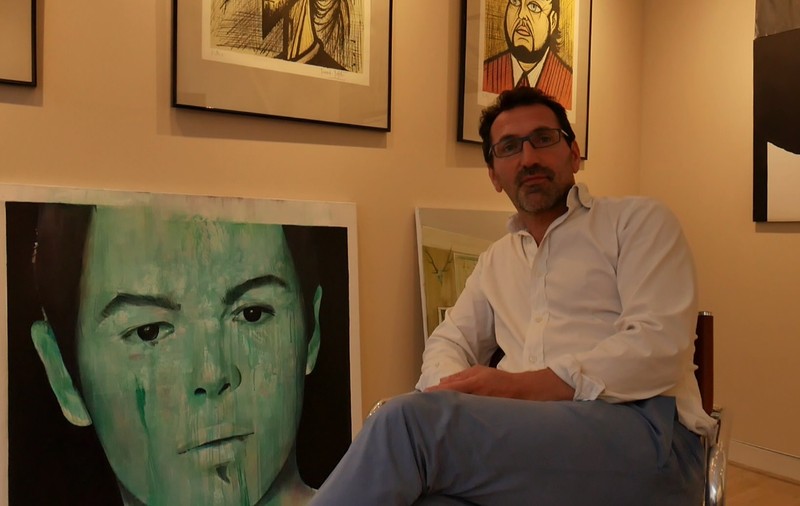 VIDEO/ Paul Amarica, românul cu galerie de artă lângă Champs Elysees. Expune în special artiști români contemporani
