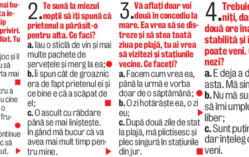 Eşti o bună prietenă?