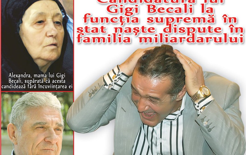 Becali îşi pune rudele în cap!