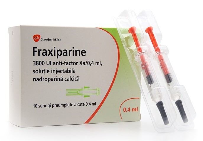 Heparina injectabilă utilizată în principal de spitalele din România este comercializată sub denumirea de Fraxiparine