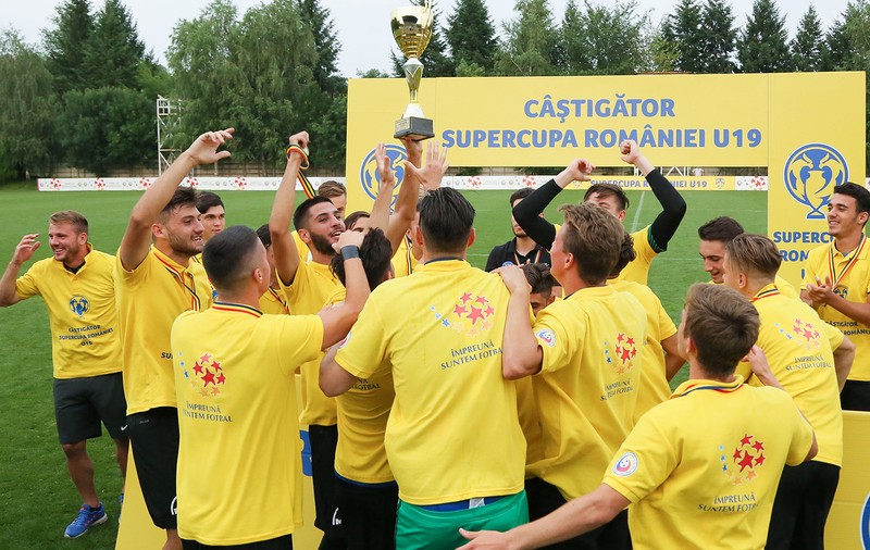 Viitorul a cucerit Supercupa României U19 la fotbal / VIDEO
