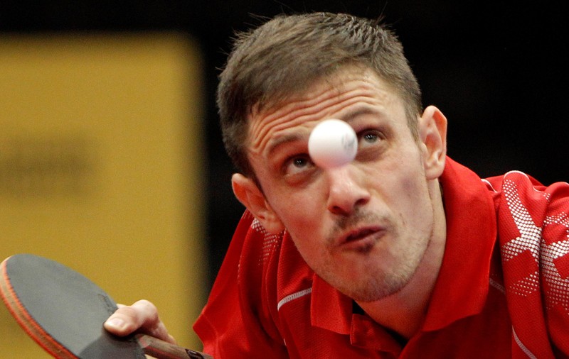 Vicecampionul european Ovidiu Ionescu, învins în debutul Ligii Campionilor la tenis de masă