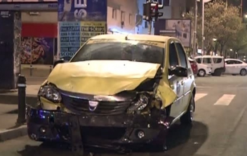 Accident în Capitală, între un taximetrist și un șofer Uber