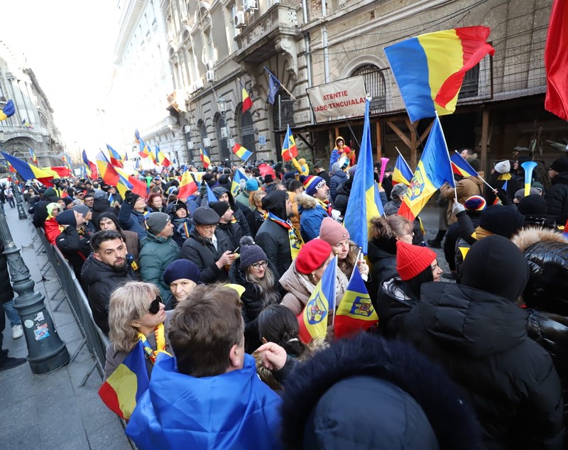 Proteste AUR în București și în țară, după ce Călin Georgescu a pierdut definitiv procesul prin care cerea reluarea alegerilor prezidențiale