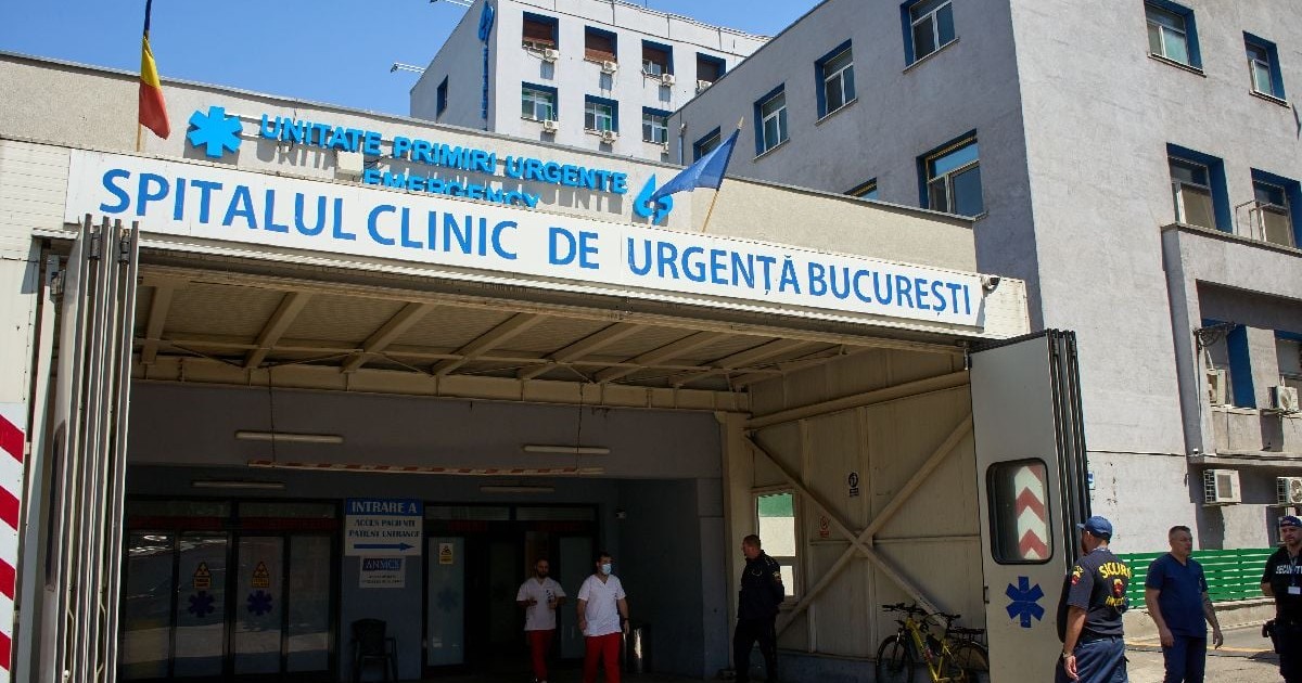 Intrarea în Spitalul Clinic de Urgență București