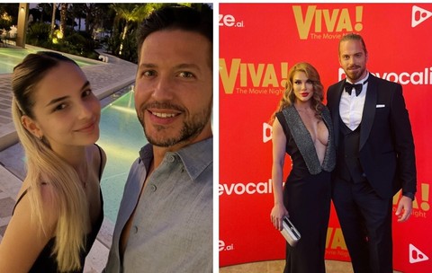 Jorge alaturi de fiica lui Karina, Alina si Ilan Laufer