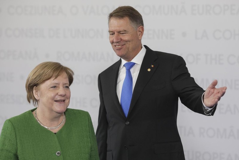 Klaus Iohannis, Angela Merkel (Foto: Inquam Photos / Octav Ganea)