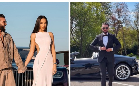 Imagini cu mireasa lui Dorian Popa. Ce rochie deosebită a purtat Andreea la nunta ei. A atras toate privirile