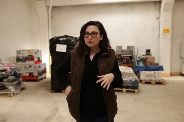 Lilia Bortici a devenit un expert în expedierea ajutoarelor umanitare | Foto: Dumitru Angelescu