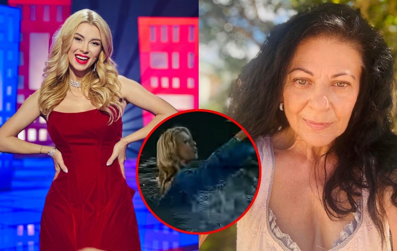 Momentul în care Andreea Bălan a fost împinsă în piscină de Elena Cârstea, în direct, la TV. Artista nu a uitat incidentul stânjenitor