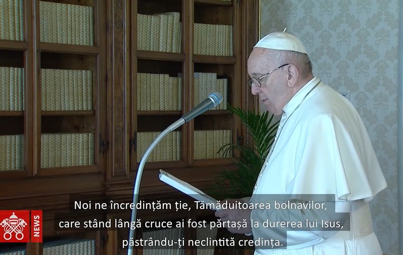 Coronavirus: Papa Francisc  încredințează Italia și lumea întreagă Maicii Domnului