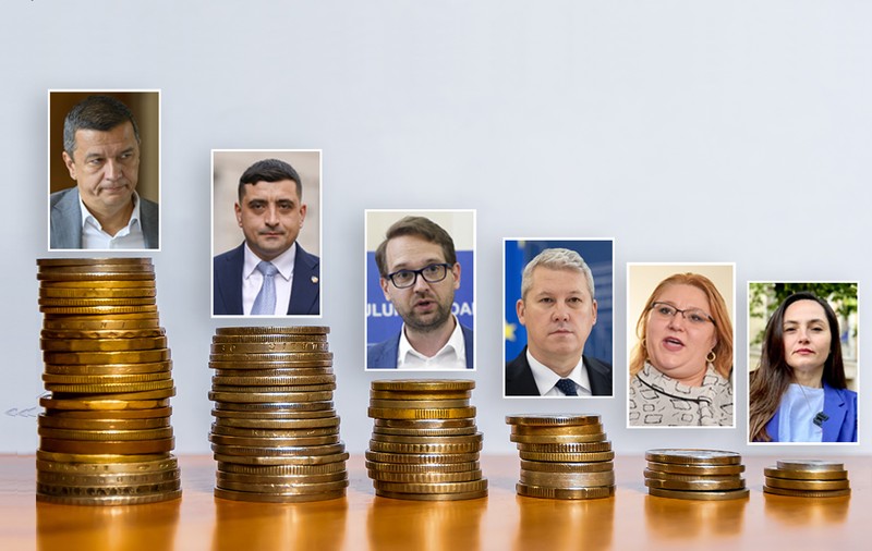 Partidele au cheltuit mai mulți bani decât au primit de la stat în luna aprilie. PSD, AUR și USR, cap de afiș