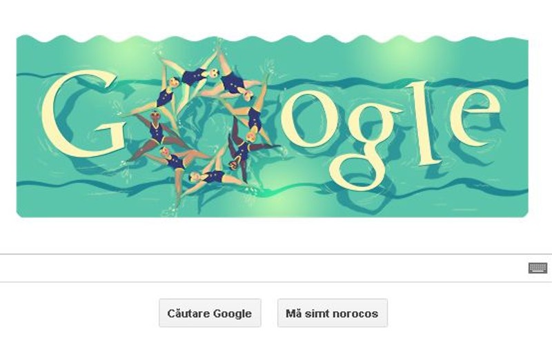 Google celebrează proba de ÎNOT SINCRON la Jocurile Olimpice 2012
