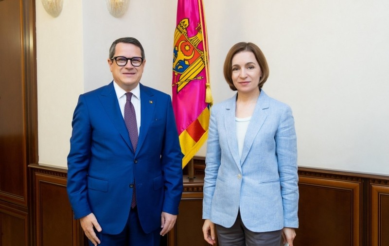 Maia Sandu l-a primit pe șeful SRI, Eduard Hellvig, la Chișinău. Ce au discutat