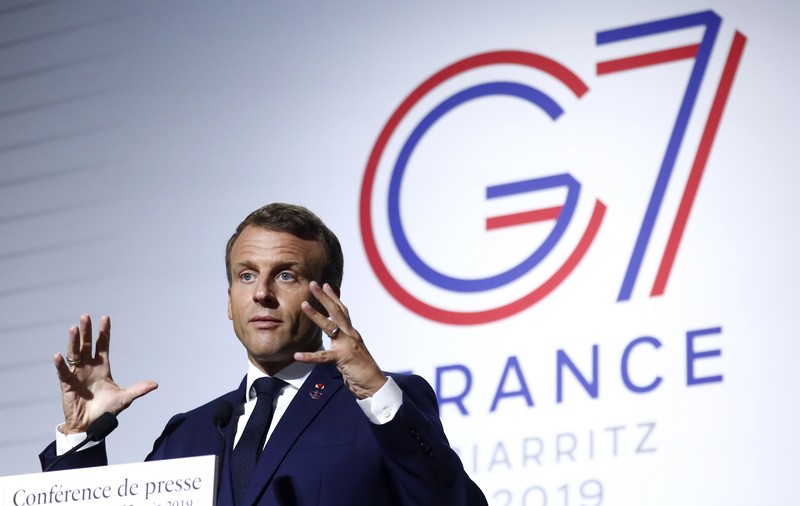 Emmanuel Macron: Liderii din G7 au convenit să ajute "cât mai repede ţările lovite" de incendiile din Amazonia