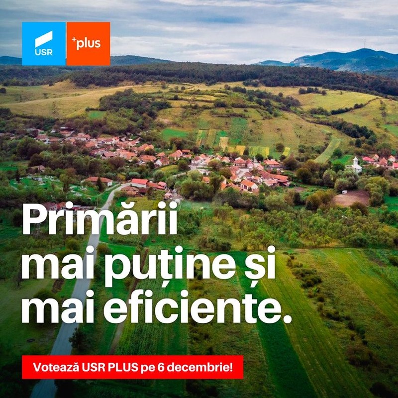 USR vizează reducerea numărului de primării