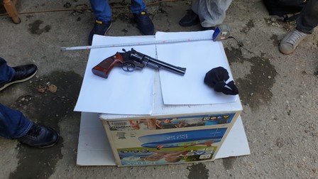 Revolverul marca Smith &amp; Wesson, calibru 44, arma crimei