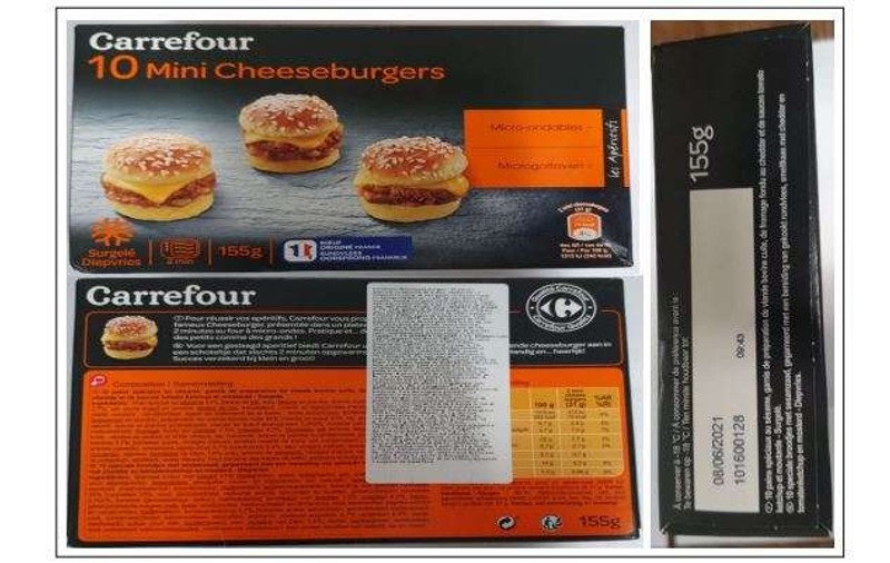 Carrefour retrage de la comercializare Mini Cheesburgers, din cauza pericolelor pe care produsul le prezintă pentru sănătate