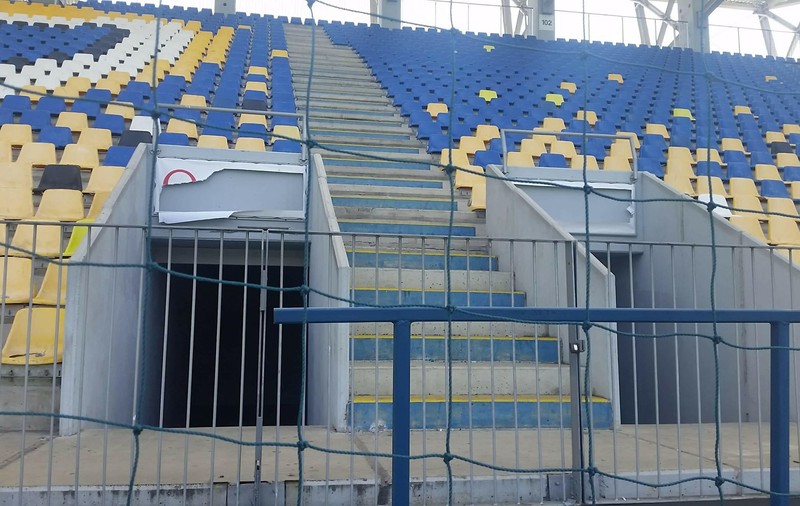 Stadionul Ilie Oană, vandalizat peste noapte! Reacția clubului Petrolul Ploiești | FOTO