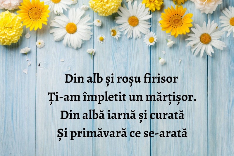 Mărțișorul - poezii pentru copii de 1 martie