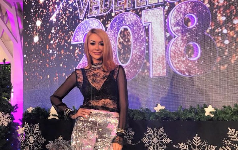 Denisa Tănase, de la Bambi, tur de forță de Revelion. A mâncat în mașină ce a luat de pe mesele oamenilor