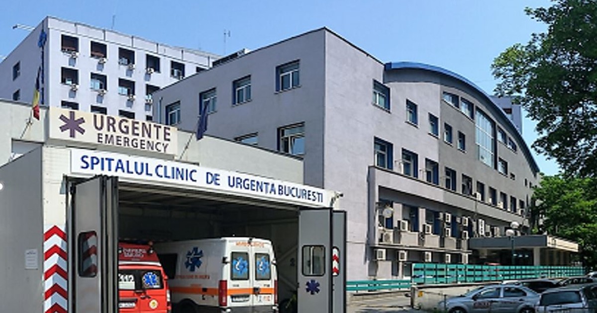 Un pacient ars din Constanța e ținut la Spitalul Floreasca. Spitalul de Urgenta Floreasca - camera de gardă