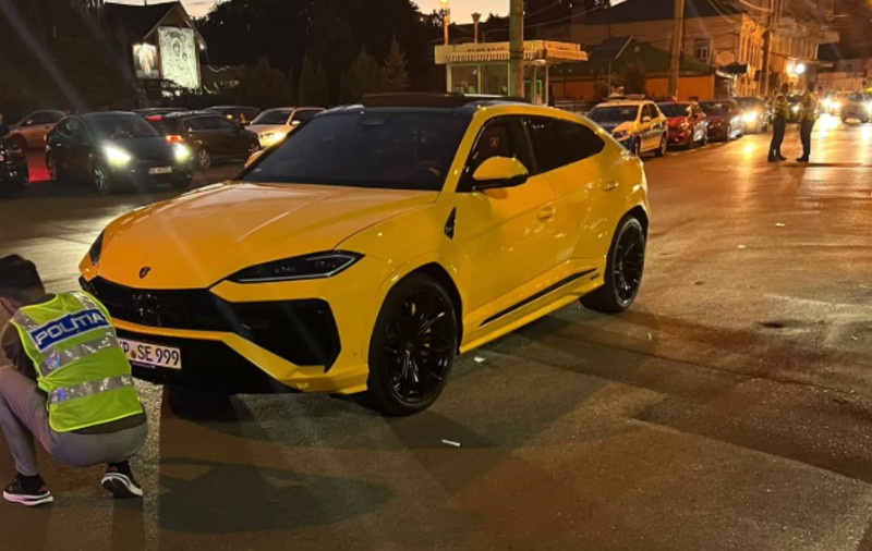 O femeie din Galați a fost lovită în plin și aruncată de un Lamborghini Urus. Șoferul era beat și drogat, conform testelor