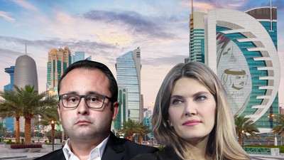 Doha,,Qatar,-,February,2021:,Skyscrapers,In,Financial,District,Skyline