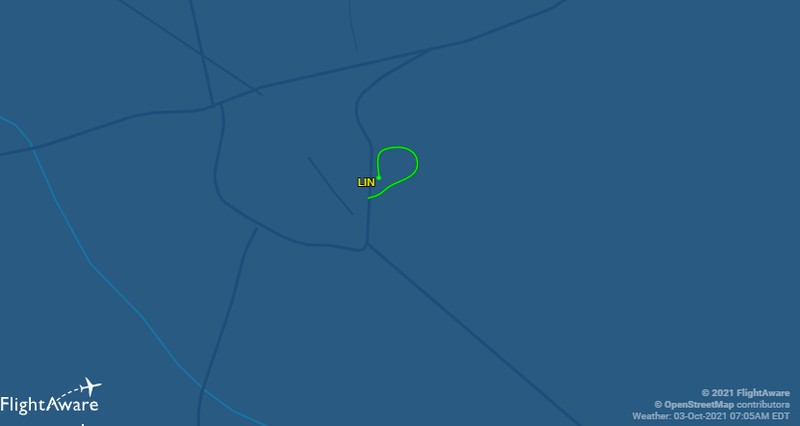 Traseul avionului