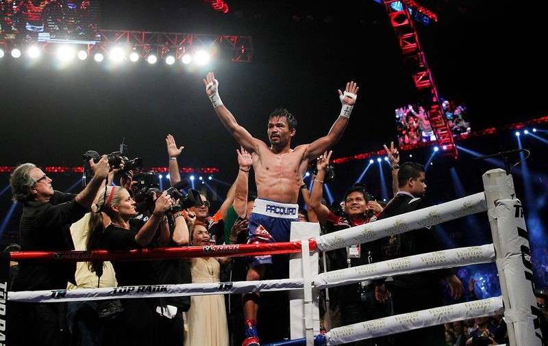 Manny Pacquiao a măturat ringul cu Algieri! De câte ori l-a trimis la podea pe adversar