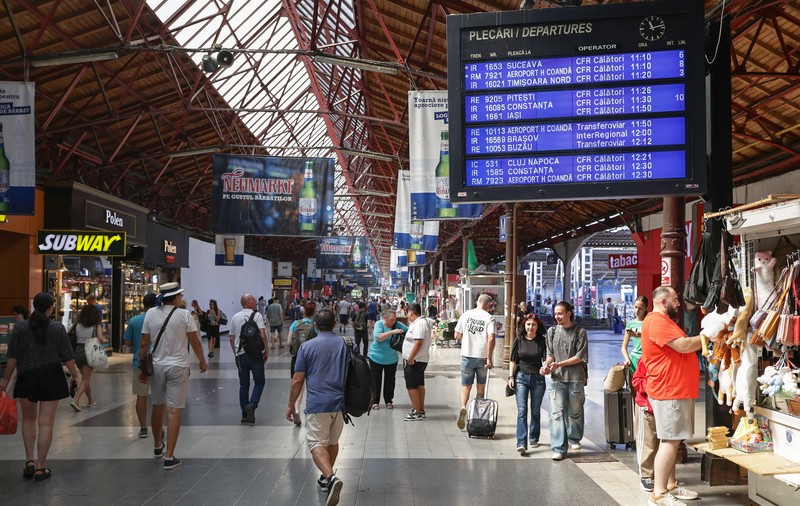 Așa arată în august 2026, Gara de Nord din București Foto: Vlad Chirea (Libertatea)