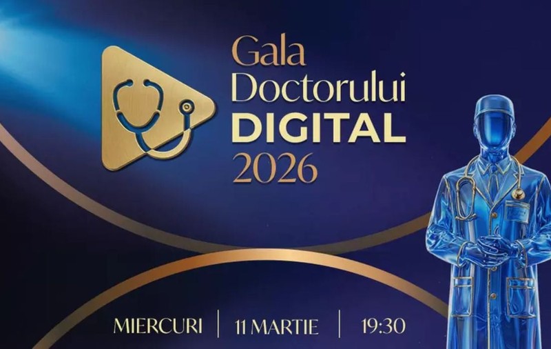 Gala Doctorului Digital 2026, prima ediție. Premiem medicii care educă și ajută România în online