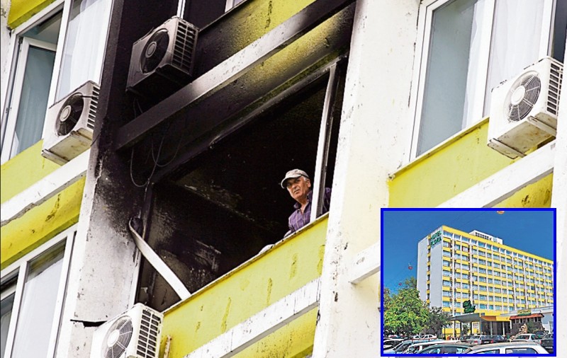 Hotelul primarului Constanţei, Radu Mazăre, a luat foc