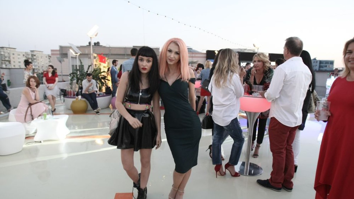 Andreea Bălan la Unica Rooftop Party