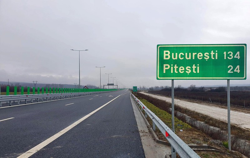 Primul tronson Curtea de Argeş - Piteşti din autostrada A1 va fi deschis cu opt luni mai devreme
