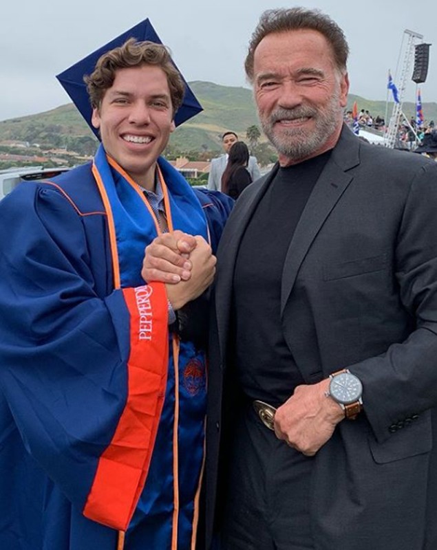 Arnold Schwarzenegger s-a reunit cu fosta amantă, pentru a sărbători succesul fiului lor
