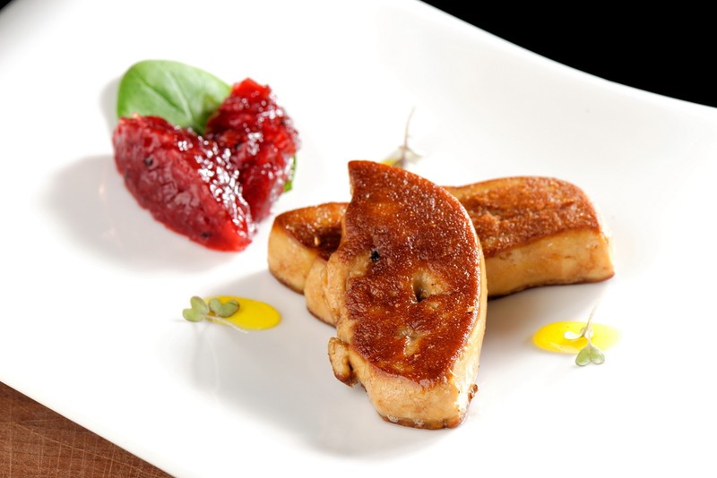 Foie gras prajit