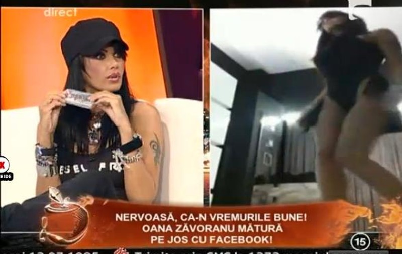 Oana Zăvoranu, interzisă pe Facebook