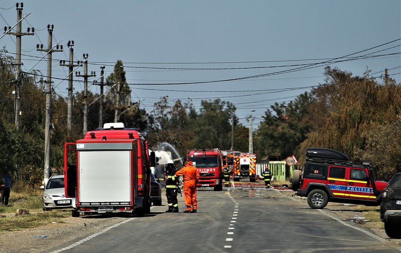 Al cincilea deces după exploziile de la Crevedia: un nepalez cu arsuri pe 90% din suprafața corpului