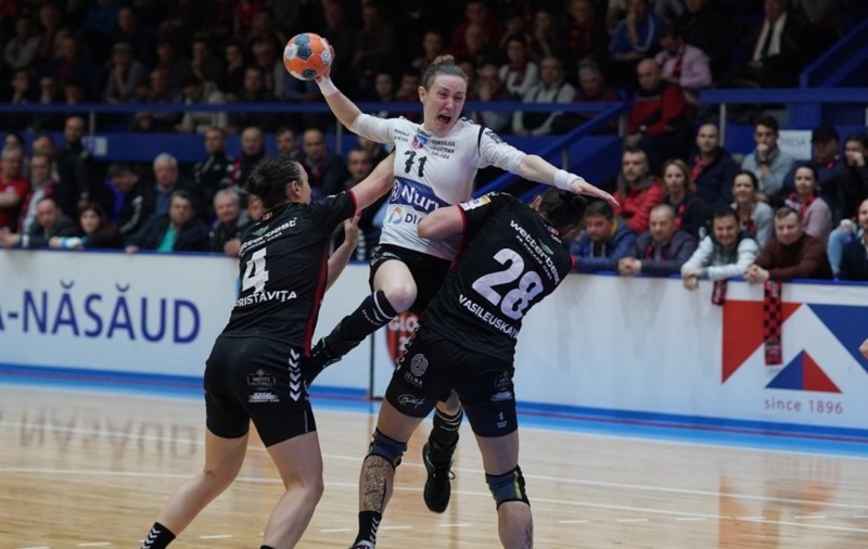 SCM Rm. Vâlcea a remizat la Krim Ljubljana, în Liga Campionilor la handbal feminin