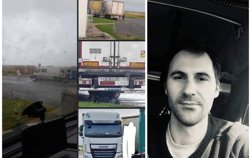 Mărturie din parcarea unde un șofer român de TIR a fost ucis cu o sabie: „Salvarea a venit după o oră și 30 de minute”