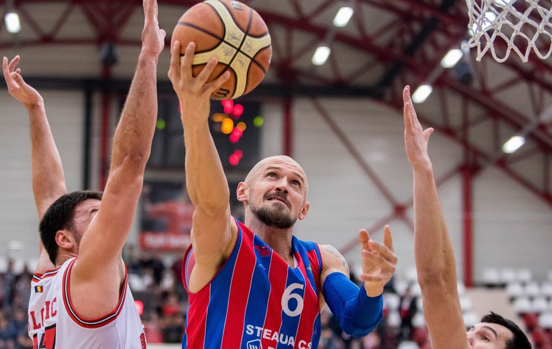 Baschet masculin. Steaua CSM Eximbank a pierdut și ultimul său meci din FIBA Europe Cup