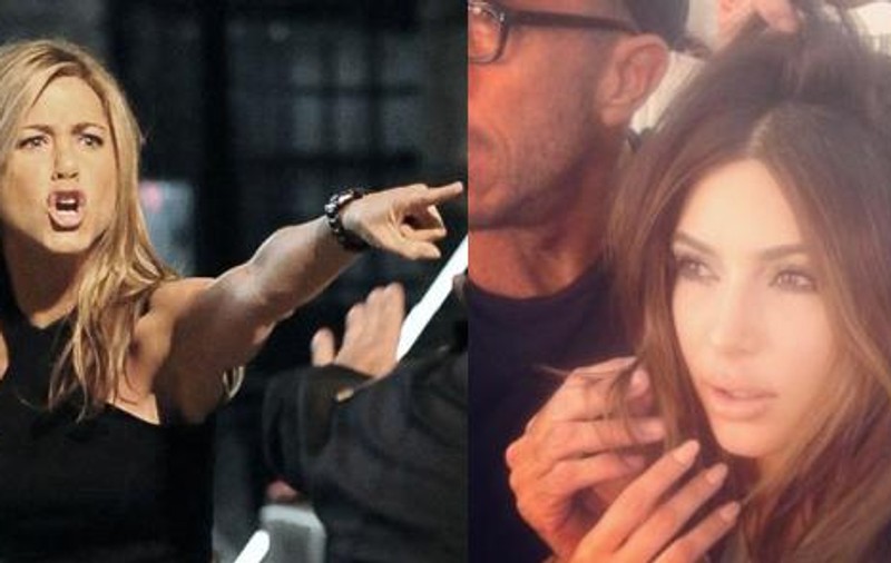 Jennifer Aniston şi Kim Kardashian, LA CUŢITE! MOTIVUL este INCREDIBIL!