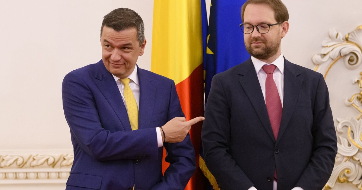 Sorin Grindeanu (președinte PSD) și Dominic Fritz (președinte USR). Foto: Hepta