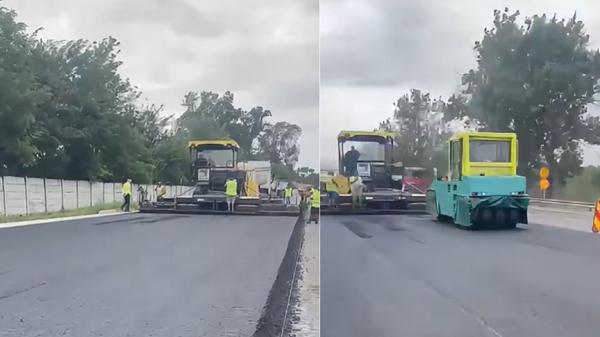 Șantierul de lărgire la patru benzi a Centurii București, sectorul dintre DN2 și autostrada A2, prinde în sfârșit contur.