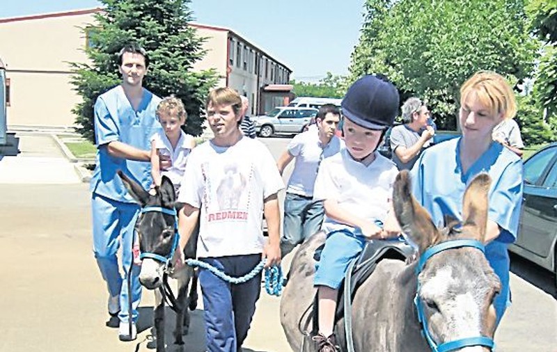 Premieră în România! Copiii cu autism fac terapie cu măgăruşi