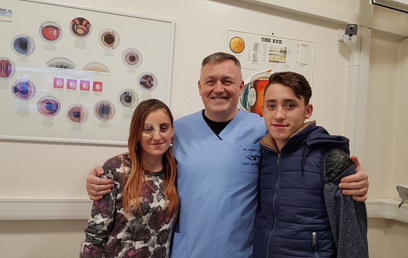 Doi frați din Dolj, operați de cataractă: ”Să poți vedea clar e cea mai mare bucurie!”