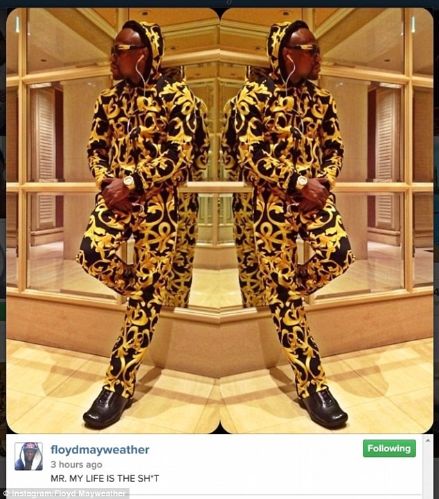 Floyd Mayweather a reuşit să şocheze din nou. foto: Instagram