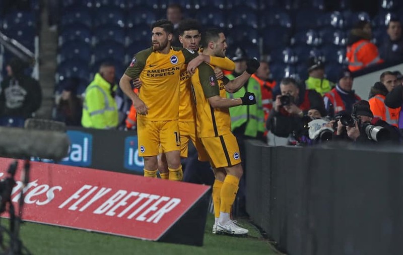Florin Andone a marcat pentru Brighton în Cupa Angliei