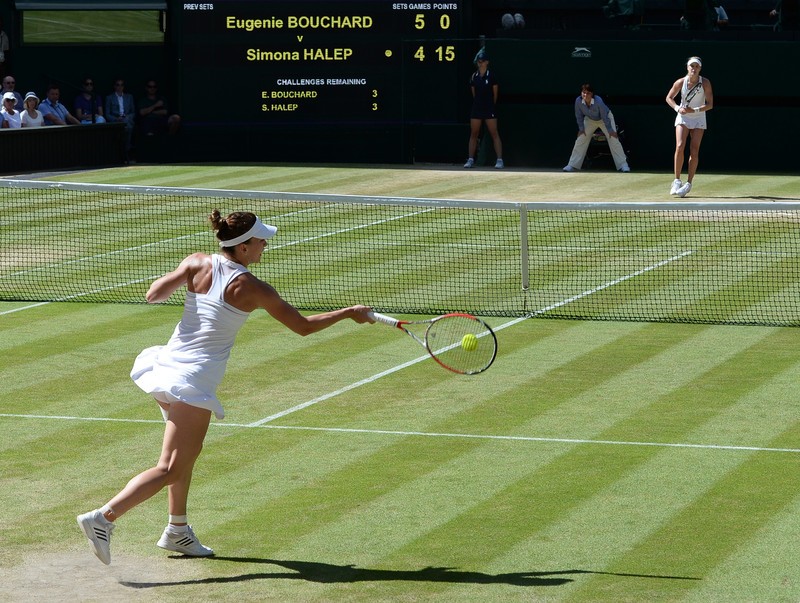 Simona Halep - Eugenie Bouchard (Foto: EPA)